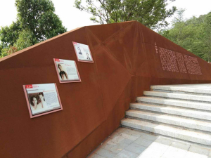 门头沟耐候钢挡土墙